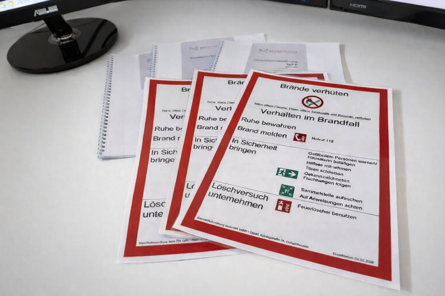 Brandschutzordnungen